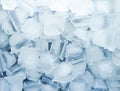 Ice cubes background. ice Water refresh texture drink cool concept.