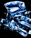 Ice cubes feel fresh on hot days Royalty Free Stock Photo