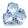 Piramid of ice cubes Royalty Free Stock Photo