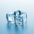 Ice cubes mix Royalty Free Stock Photo