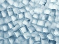 ice cubes texture, close up