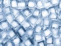 ice cubes texture, close up