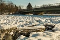 Ice Dam on the Housatonic River