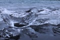 Ice diamonds on the beach, Diamonds Beach Iceland Royalty Free Stock Photo