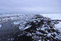 Ice diamonds on the beach, Diamonds Beach Iceland Royalty Free Stock Photo