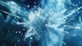Ice explosion background Royalty Free Stock Photo