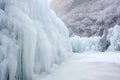 Ice fall Royalty Free Stock Photo