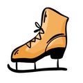 ice figure skate icon vector illustration. Winter sport skates icons. figure skates ready for your design on a white