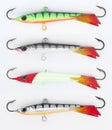 Ice fishing lures Royalty Free Stock Photo