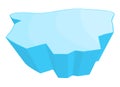 Ice floe vector symbol icon design.