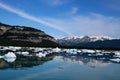 Ice floes in Icy Bay, Alaska, United Royalty Free Stock Photo