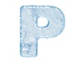 Ice font Royalty Free Stock Photo