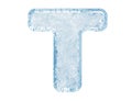 Ice font Royalty Free Stock Photo