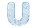 Ice font Royalty Free Stock Photo