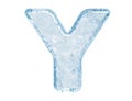 Ice font Royalty Free Stock Photo