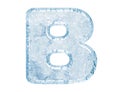 Ice font Royalty Free Stock Photo