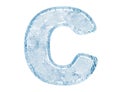Ice font Royalty Free Stock Photo