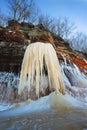 Apostle Islands Ice Caves, Winter, Travel Wisconsin Royalty Free Stock Photo