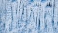 Ice formations. Forms of frozen water Royalty Free Stock Photo