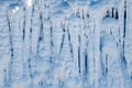 Ice formations. Forms of frozen water Royalty Free Stock Photo