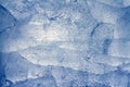 Ice frozen background with cracks on surface, texture Royalty Free Stock Photo