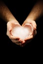 Ice heart Royalty Free Stock Photo