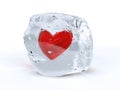 Ice heart Royalty Free Stock Photo
