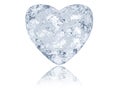 Ice heart Royalty Free Stock Photo