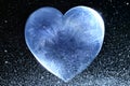 Ice heart valentine Royalty Free Stock Photo