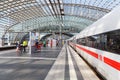 ICE 4 high-speed train at Berlin main railway station Hauptbahnhof Hbf in Germany Royalty Free Stock Photo