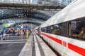 ICE 4 high-speed train at Berlin main railway station Hauptbahnhof Hbf in Germany Royalty Free Stock Photo