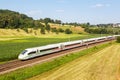 ICE 4 high-speed train of Deutsche Bahn in Uhingen, Germany Royalty Free Stock Photo