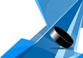 Ice hockey, abstract design Royalty Free Stock Photo