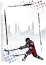 Ice hockey frame