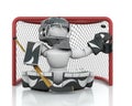 Ice hockey Goalie Royalty Free Stock Photo