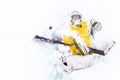 Ice hockey Goalkeeper Royalty Free Stock Photo