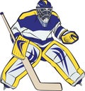 Ice hockey goalkeeper