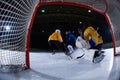 Ice hockey goalkeeper