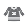 ice hockey jersey. Vector illustration decorative design