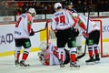 Ice Hockey near the gate teams Metallurg (Novokuznetsk)