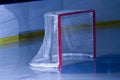 Ice hockey net Royalty Free Stock Photo