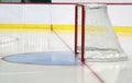 Ice hockey net Royalty Free Stock Photo