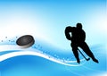 Ice hockey player Royalty Free Stock Photo