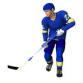 Ice hockey Player Royalty Free Stock Photo