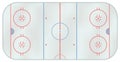 Ice hockey rink Royalty Free Stock Photo