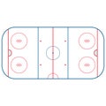 Ice hockey rink Royalty Free Stock Photo