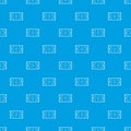 Ice hockey rink pattern seamless blue Royalty Free Stock Photo