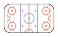 Ice Hockey Rink - playing field hockey version NHL
