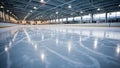 Ice hockey rink in sport center