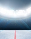 Ice Hockey Rink Stadium Royalty Free Stock Photo